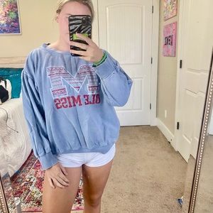 vintage ole miss crewneck